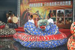 2011年3月 日野高校が荒神神楽を披露