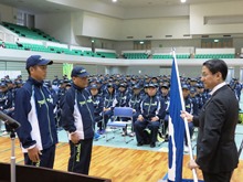 鳥取県選手団結団式1