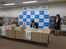 青山学院大学と鳥取県との連携に関する包括協定締結式1