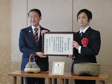 令和5年度鳥取県伝統工芸士認定証交付式2