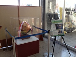 「木製地球儀」＠鳥取県庁