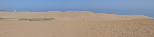 5月22日の朝の砂丘