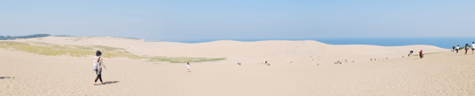 朝の砂丘