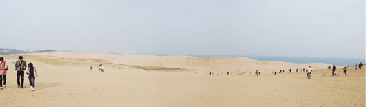 「馬の背」の風景－サラサラの白砂が広がっています