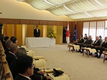 平成27年秋の褒章、叙勲及び第25回危険業務従事者叙勲伝達式1