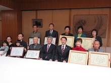 平成27年度よい歯のコンクール、栄養関係功労者及び母子保健事業功労者の合同表彰式2