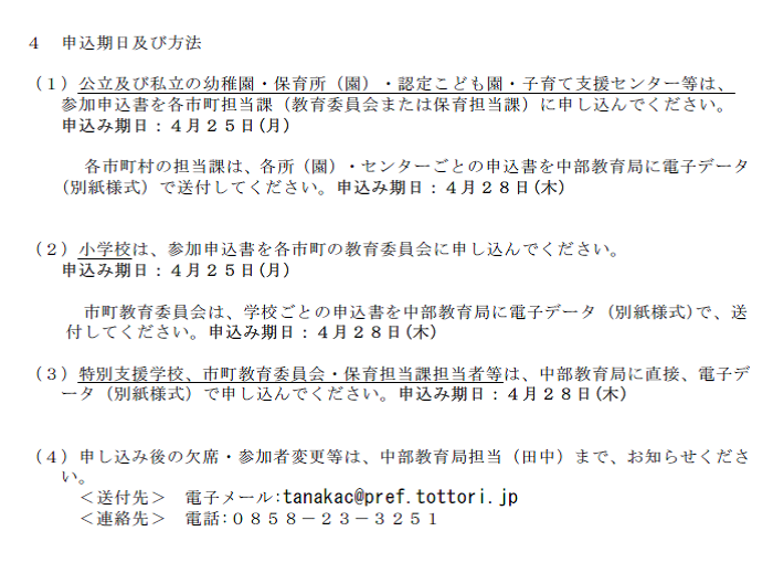 平成28年度実施要項２