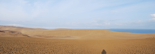 「馬の背」の風景－霧が立ちこめています