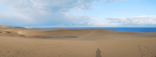 「馬の背」の風景ー青い海と白い砂