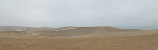 「馬の背」の風景－灰色の景色