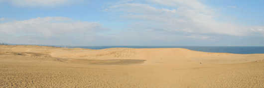 「馬の背」の風景－穏やかな日本海