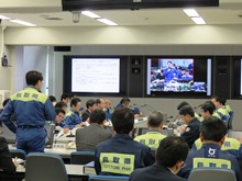 平成27年度鳥取県新型インフルエンザ等対策本部運営訓練1
