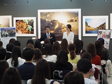 舞川あいく写真展 トークショー1