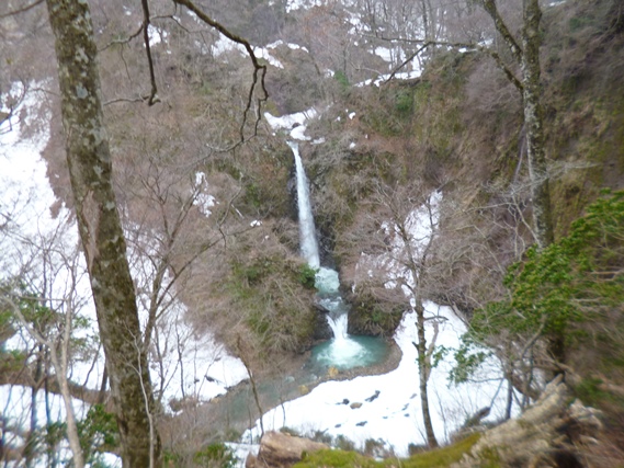 大山滝の様子