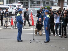 平成28年熊本地震被災地への職員・支援物資 出発式2