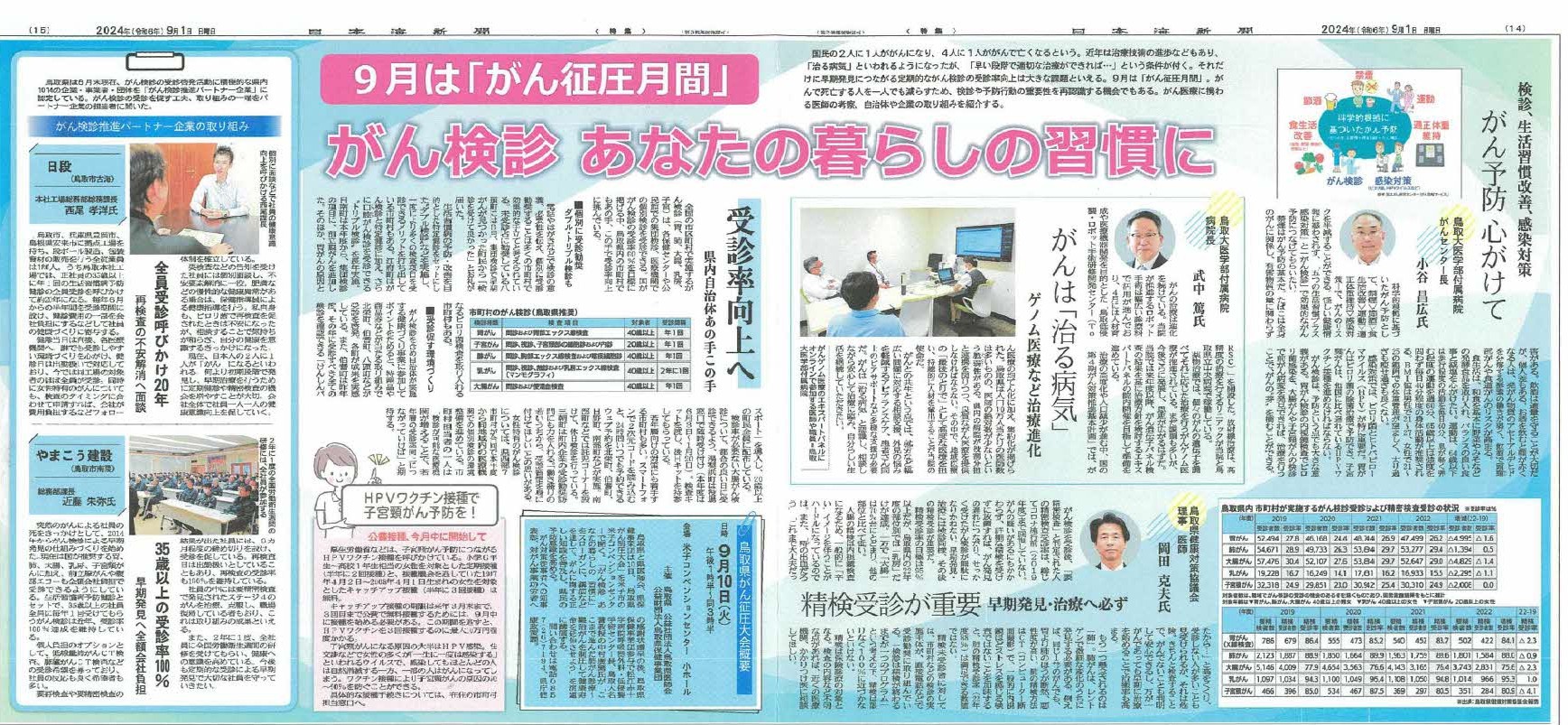 日本海新聞令和６年９月１日