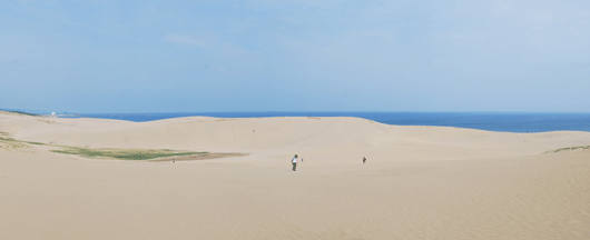 馬の背の風景