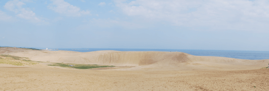 「馬の背」の風景ー青空