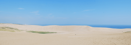 「馬の背」の風景－青空です