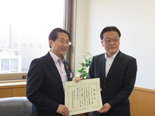 寄附金贈呈式1