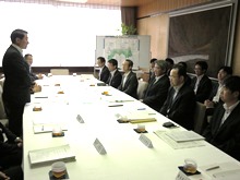 国土交通省中国地方整備局長・鳥取県知事懇談会1