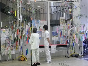 七夕飾りの様子全景