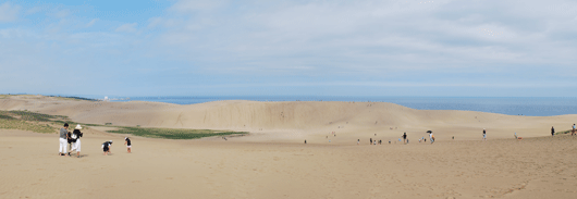 「馬の背」の風景－海から心地良い風が吹いてます