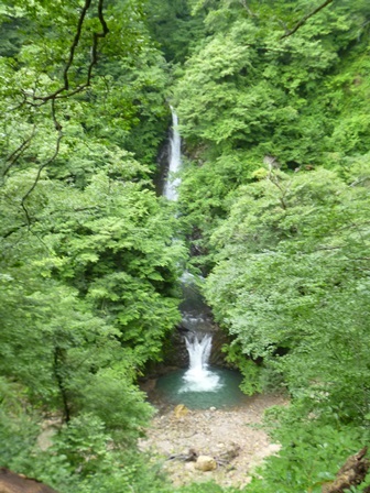 ７月の大山滝