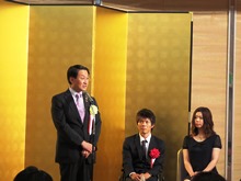 リオ2016パラリンピック出場野田昭和選手 壮行会1