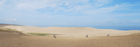 「馬の背」の風景ー青空です