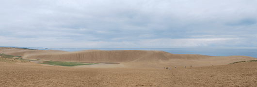 「馬の背」の風景ーオアシス出現