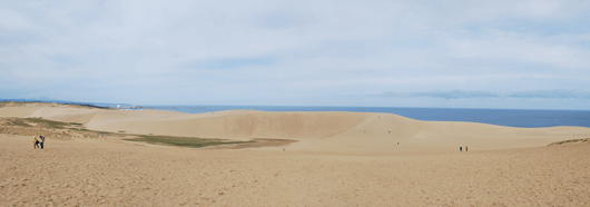 「馬の背」の風景－大山が見えます