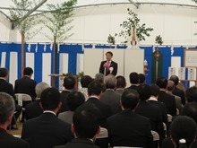 鳥取県立中央病院建替整備工事安全祈願祭・起工式2