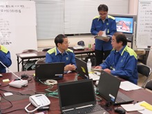 中部管内被害状況現地確認及び激励9