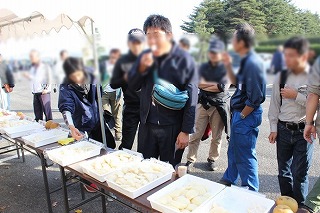 ナシの試食