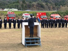 平成29年鳥取中部ふるさと広域連合消防出初式2