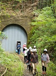 関金温泉と廃線跡コース