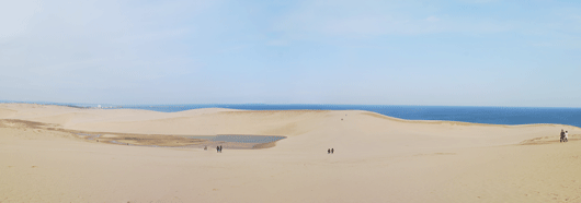 「馬の背」の風景－大山が見えました