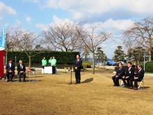 鳥取商工会議所青年部因幡千本桜「桜の園」記念植樹1