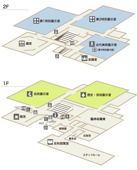 博物館平面図