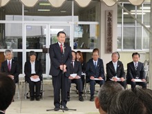農研機構果樹茶業研究部門「鳥取ナシ育種研究サイト」開所式1
