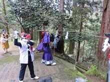 三徳山三佛寺奥院（投入堂）行者道迂回路完成に伴う開山祝賀式典2
