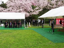 第22回北東アジア地域国際交流・協力地方政府サミット　記念植樹式1