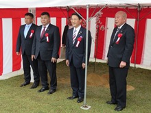 鳥取県・モンゴル中央県友好交流20周年記念行事　記念植樹2