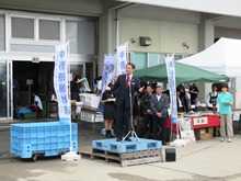 さかいみなと中野港漁村市5周年記念オープニングセレモニー1