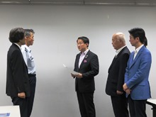航空自衛隊美保基地C－2輸送機の安全確保についての申し入れ1