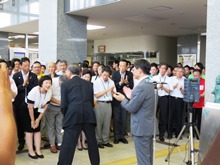 林昭男　副知事退任式2