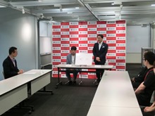 日本赤十字社鳥取県支部「会員」カードデザインの披露セレモニー2