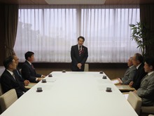 健康経営マイレージ事業「知事表彰」表彰式1
