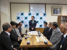 とっとり中部発信プロジェクト「とりそらたかく」商品報告会1
